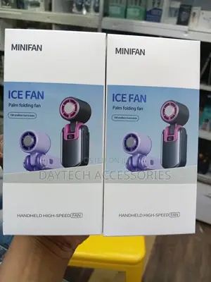 Minifan Portable Ice Fan - Inachaji, Kasi Juu