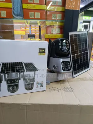 V380 Pro 3-Lens Solar Smart Camera