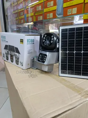 V380 Pro 3-Lens Solar Smart Camera