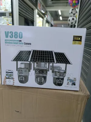 V380Pro Triple-Lens Solar Security Camera