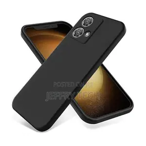 Kava ya Kinga ya Silicone kwa Motorola Edge 40 Neo - Nyeusi