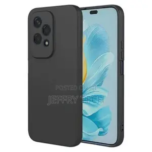 Case for Honor 200 Lite, Silicone Protective Cover, Black