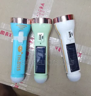 Rechargeable USB & Solar Torch