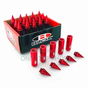 20pc Sport Tuner Spiked Lug Nuts - Rangi Mbalimbali