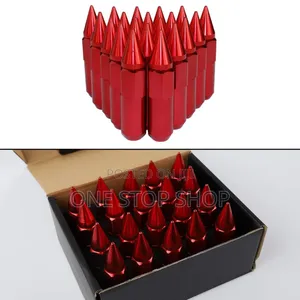 20pc Bullet Shaped Racing Hub Spiked Lug Nuts