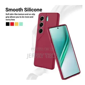 TECNO CAMON 40 PRO Kesi ya Silicone ya Kioevu - Maroon