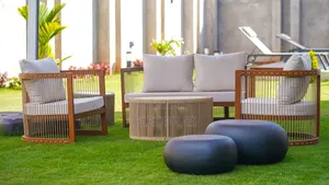 Outdoor Furniture Set - 5 Seater, 3 Seater, Tables