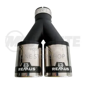 Ncha ya Remus Sport Exhaust - Chuma cha pua, Nyeusi na Chrome