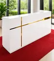 Luxury White Office Reception Counter - 1