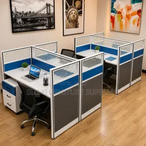 2-Way Modern Modular Workstation for Productive Offices