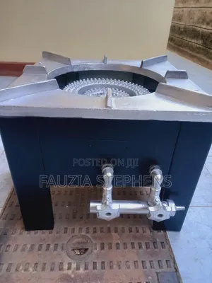 Heavy Duty 6-Burner Gas Cooker with Pressure Cooker