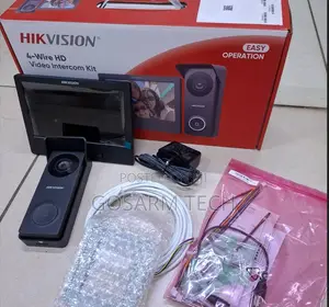 Hikvision 4-Wire HD Video Intercom Kit with 7-Inch LCD