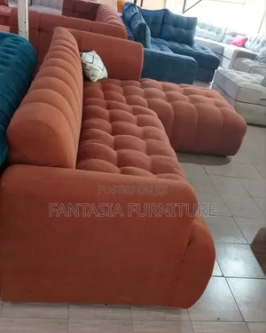 5-Seater Bubble L-Shaped Sectional Sofa - Brand New