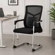 Ergonomic Executive Visitor Chair with High Mesh Back - 2