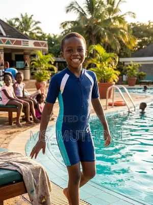Swimwear ya One-Piece Zip-Up (Hadi Miaka 10)