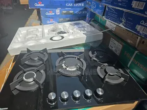 Hisense 76cm 5-Burner Gas Hob ya Kujengwa Ndani (Stainless Steel)