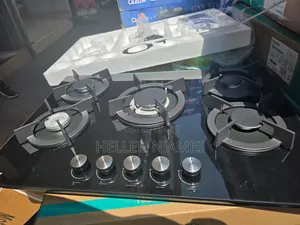 Hisense 76cm Gas Hob ya Kujengwa Ndani - Kioo Nyeusi