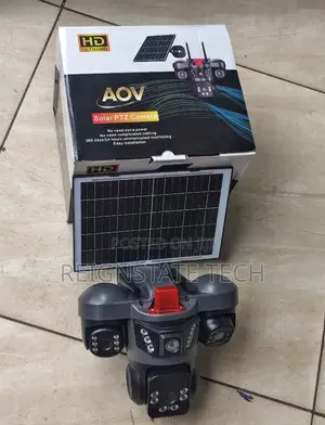 Kamera Mpya ya Nje ya V380 4G Solar Lenzi Tatu