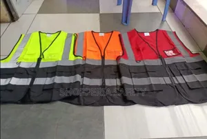 Vest ya Reflector Rangi Mbili
