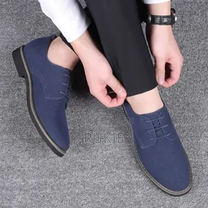 Oxford za Ngozi ya Suede kwa Wanaume