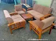 Sofa ya Open ya Seater 7 - Mahogany Brown - 1