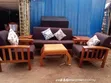Sofa ya Open ya Seater 7 - Mahogany Brown - 2