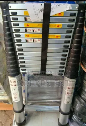 Telescopic Ladder ya Aluminium 3.8m