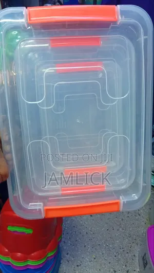 Seti ya Vyombo vya Plastiki vya Vipande 3
