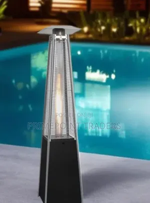 Pyramid Patio Gas Heater with Quartz Flame Tube
