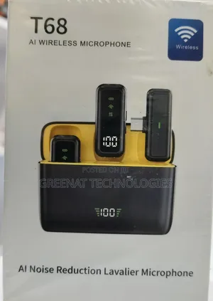 T68 AI Wireless Microphone Type-C (2-in-1)