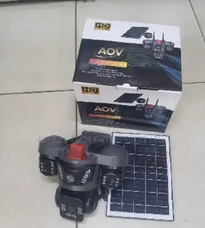 V380 Triple Lens Solar Smart Security Camera