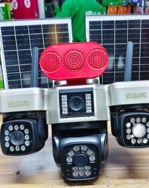 4-Lens 6MP Solar 4G CCTV Camera with AI Tracking