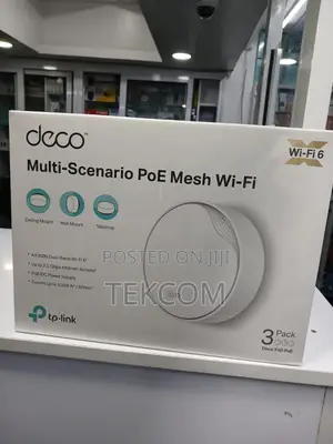 TP-Link Deco X50 AX3000 Home Mesh WiFi (3 Pak) na PoE