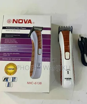 Nova NHC-6138 Mkato wa Nywele na Kipunguza Ndevu cha Kuchaji