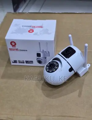 V380 Dual Lens WiFi Bulb Camera - Wall Mounted