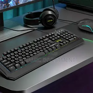 Green Lion GKM-65 Combo ya Keyboard na Mouse ya Gaming Wired