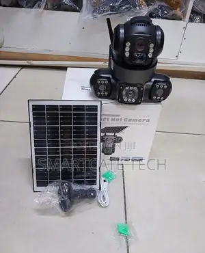 V380 Pro Triple Lens 4G Solar CCTV Camera