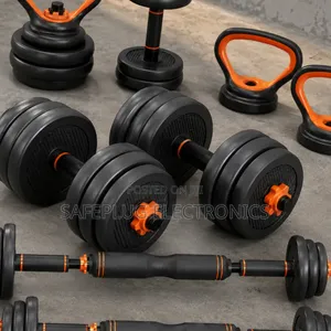 Set ya Kettlebell & Dumbbell Inayoweza Kurekebishwa ya 30KG - Kifaa cha Fitness 6-in-1