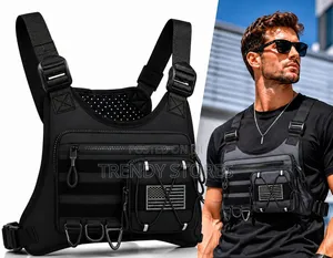 Black Tactical Sports Chest Rig Bag
