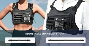 Black Tactical Sports Chest Rig Bag