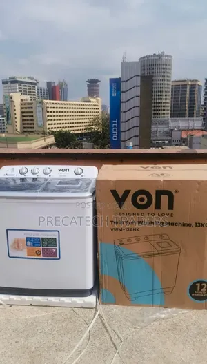 VON VWM-13AHK 13KG Twin Tub Mashine ya Kufulia