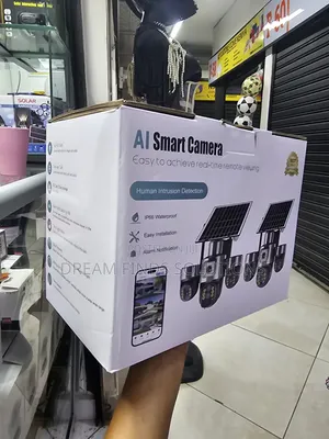 High-Definition Solar 4G Smart Camera with Triple Lens