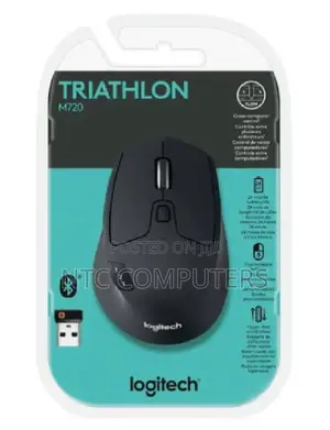 Logitech M720 Triathlon Multi-Device Wireless Mouse - Black