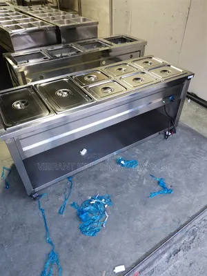 Five-Partition Electric Food Warmer with Pans - Commercial