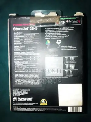 Transcend StoreJet 25H3 2TB External HDD
