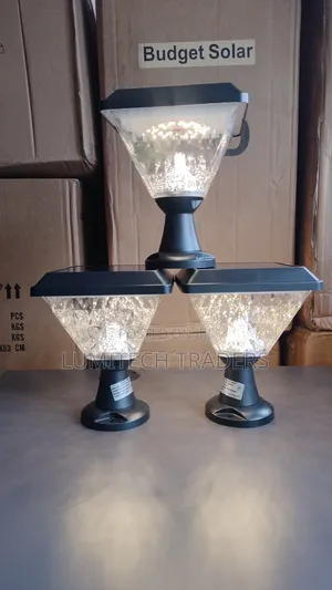 Solar Gate Lamp - Mraba, Tri-Rangi, Remote Control