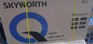 Skyworth 43" QLED Smart Google TV - Dolby Audio Bluetooth