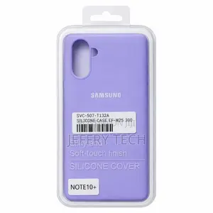 Samsung Galaxy Note10+ Cover ya Silicone - Zambarau