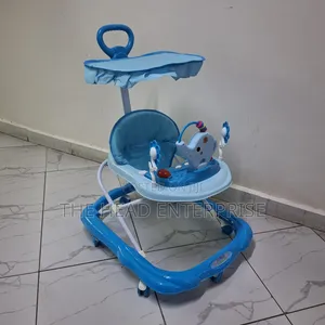 Baby Walker yenye Canopy na Push Handle