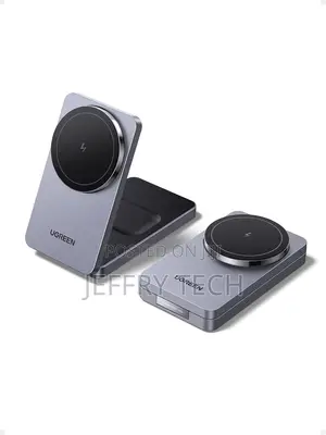 UGREEN MagFlow 15W 2-in-1 Magnetic Wireless Charger
